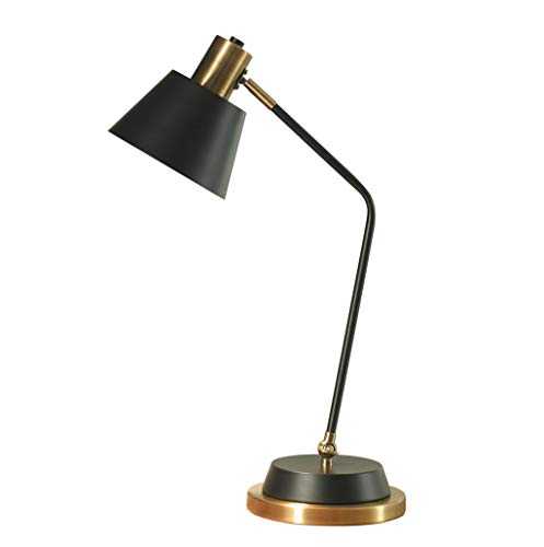 OBRARY Floor Lamp Designer Iron Standing Lamp Interior Lighting Antique Suitable for Living Room Bedroom - Button Switch (Color : Blackfloor Lamp) liuzhiliang (Color : Blacktable Lamp)