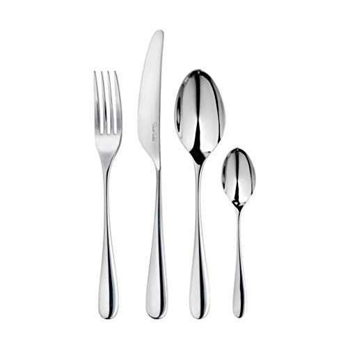 Robert Welch Arden Bright Cutlery Set, 24 Piece set for 6 people. Made from stainless steel.