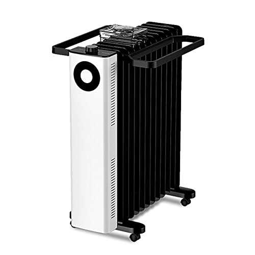 2200W Oil Filled Radiator 13 Fin, Portable Electric Heater with Thermostat, 3 Heat Settings, Overheat, Safety Cut-Off And Accidental Tip-Over Protection, The 3D Whole House Heats Up Quickly