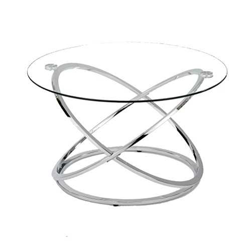 ASPECT Monarch Coffee Table, Chrome, 80 x 80 x 46 cm