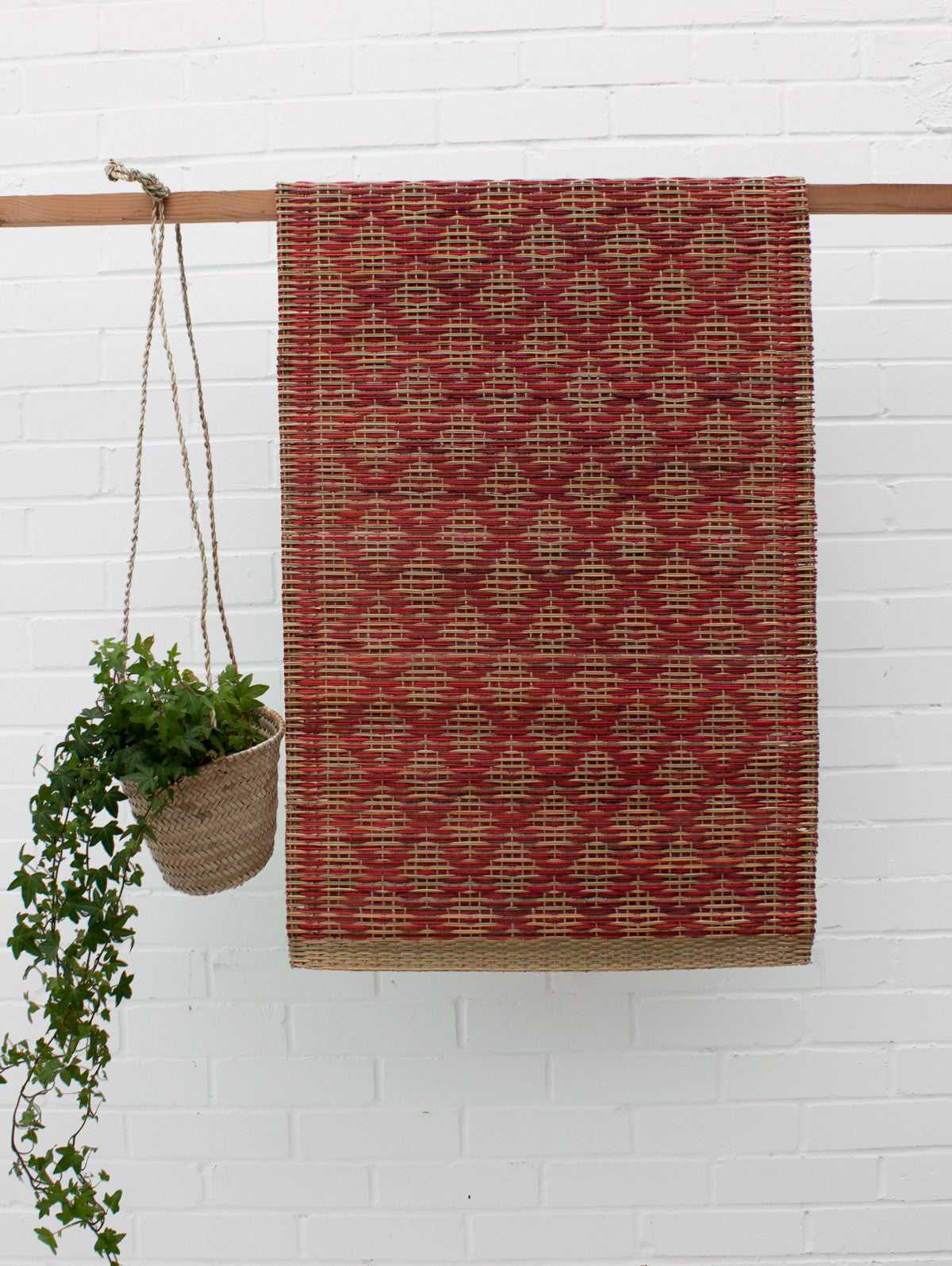Bohemia Design | Woven Moroccan Mat, Red