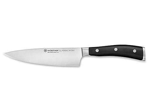 Classic Ikon 6 Inch Chef's Knife, Black