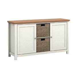 DL HOME Cotswold sideboard with baskets (CREAM)