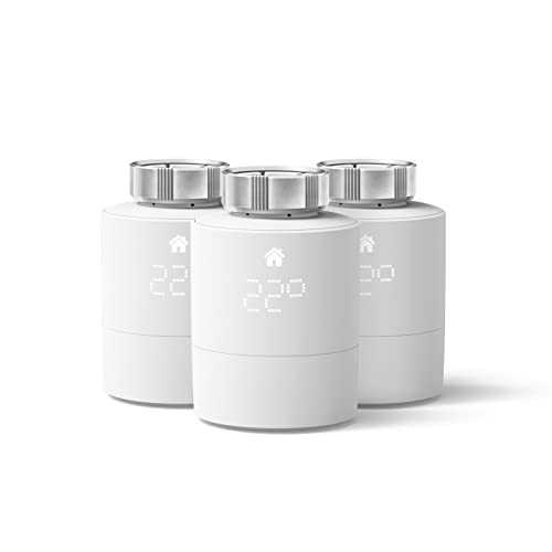 tado° Smart Radiator Thermostat (Universal Mounting), 3-Pack – Add-on for Multi-Room Control, Intelligent Heating Control, Easy DIY Installation