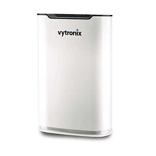 VYTRONIX Air Purifier Portable Air Filter For Home, Office, Bedroom, Living Room, Combination HEPA Filter & Activated Carbon Filter Reduces Allergies, Pollen, Dust, Mould, Smoke & Pet Odours, Quiet