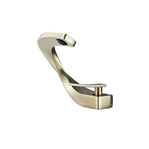 Brushed Gold Bathroom Faucet Solid Brass Single Handle Hot and Cold Water Mixer Tap Lavatory Vanity Sink Faucet GT9907BG