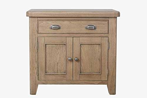 Fairmont Oak Mini Sideboard/Small Storage Cabinet/Rustic Dining Furniture