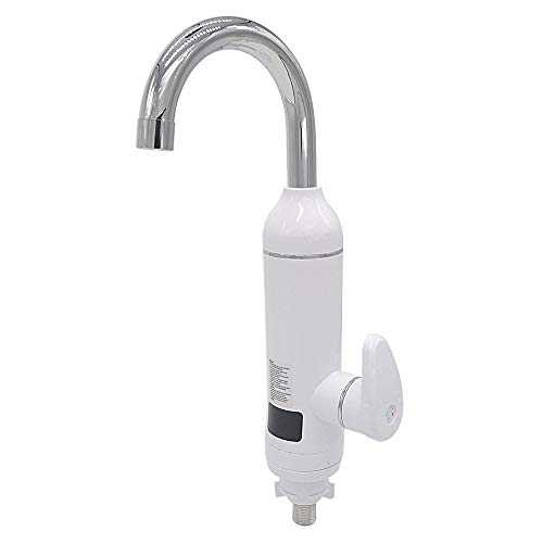 Electric Instant Water Heater Kitchen Tankless Faucet Hot Tap with 360° LED Display