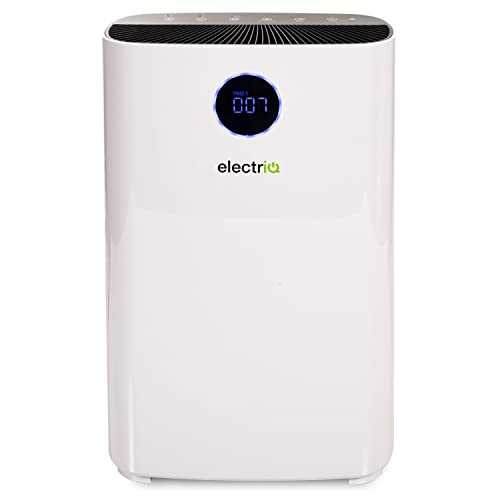 Anti Bacterial PM2.5 HEPA Air Purifier with Air Quality Display and Timer - Great for up to 120 sqm Rooms