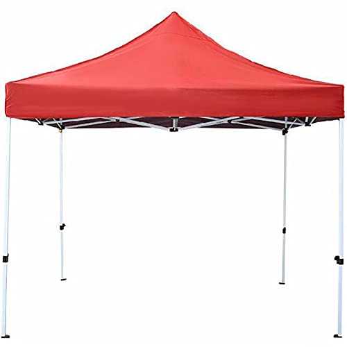 YRRA Pop Up Gazebo, Canopy Patio Instant Shelter Outdoor Gazebo Waterproof Tent Heavy Duty, For Garden Canopy Outdoor Waterproof Party Tent Marquee,Red,2x3