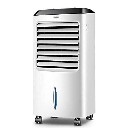FGDSA Air cooler Portable air conditioner 10L large water tank remote control 9 stroke sense home remote control humidification negative ion purification timing mobile refrigeratio