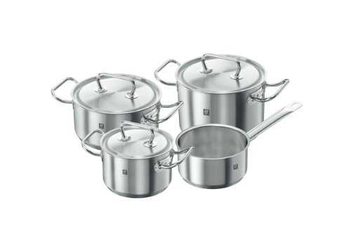 ZWILLING Classic Cookware Set, Stainless Steel, Silver, 4-Piece