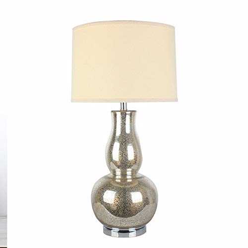 BBYT Desk Lamp Lamp Table Lamp, Classical Glass Table Lamp, Silver Gourd Table Lamp, Chinese Creative Bedroom Bedside Lamp, Large-size Table Lamp (E27 Screw Port)