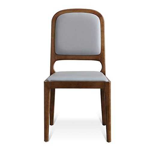AVOA Dining Chair Modern Simple Ash Solid Wood Sturdy Dining Chair Cotton And Linen Kitchen Chair for Home Living Room Dining Room (Color : Picture color)