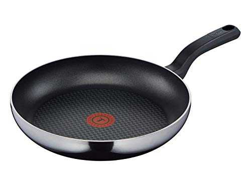 Tefal Resist D51608 Frying Pan 32 cm Non-Stick Coating Thermo-Spot Aluminium Black