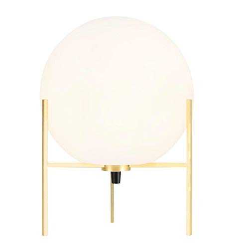Nordlux 47645001 Alton Table Light Modern Brass Opal Glass Table Lamp