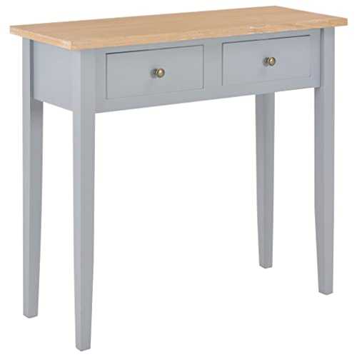 Furniture,Tables,Accent Tables,End Tables,Dressing Console Table Grey 79x30x74 cm Wood,