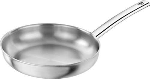 ZWILLING Prime Frying Pan, Stainless Steel, Silver, 24 cm, 49 x 27.5 x 7.5 cm