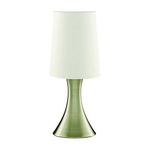 Searchlight 3922AB Touch Dimming Table Lamp (Antique Brass, Thin Table Light)