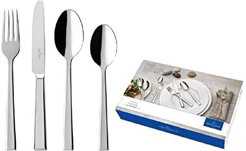 Villeroy & Boch Victor Cutlery Set 68 Pieces, Silver, Stainless Steel, 68Pcs