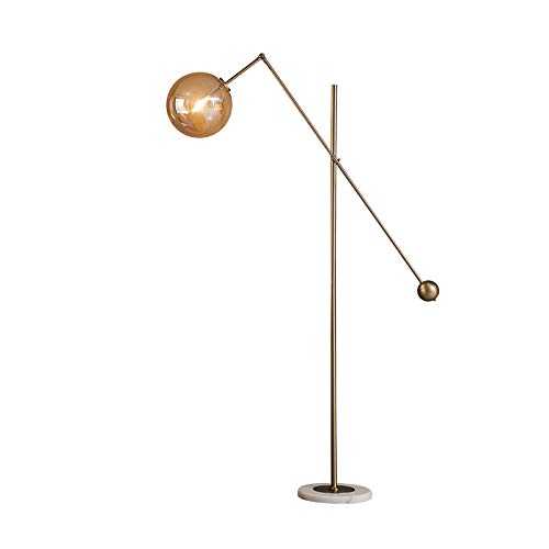 Industrial Floor Lamp For Living Rooms & Bedrooms, Rustic Farmhouse Reading Lamp, Adjustable Arm Indoor Pole Lamp For Crafts