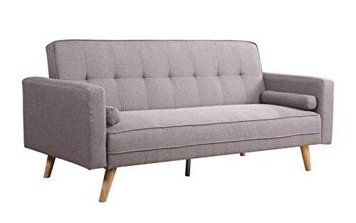 Birlea Ethan Large Sofa Bed, Fabric, Grey