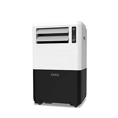 CHiQ Portable Air Conditioner 7000 BTU - 4 in 1 Modes (Cooling, Fan, Dehumidifier, Sleep Timer) Compact Portable Mobile Air Conditioner Unit - Window Kit Included - CPC07PAP01