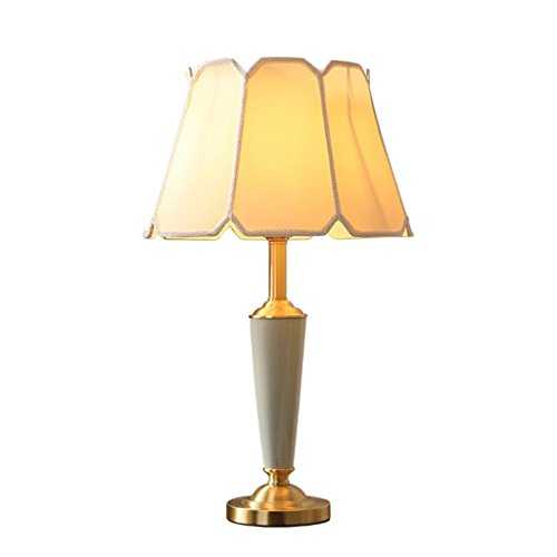 Xuan - Worth Having Modern Minimalist Brass Bedroom Bedside Table Lamp Living Room Office Ceramics Decorative Table Lamp E27