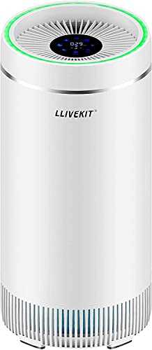 LLIVEKIT Air Purifiers for Home, Bedroom 80 m², Quiet Air Cleaner with H13 True HEPA Filter, CADR 320m³/h, Air Filter Removes 99.9% of Odor, Dust, Pet Dander, Allergies, Smoke, Pollen