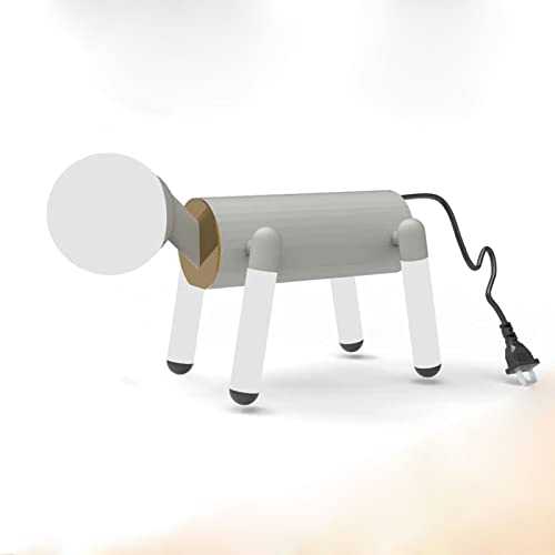 KKLINV LED Table Lamp Children Bedside Lamp Touch Dimmable Desk Lamp with USB Charging Port Office Indoor Lighting Bedroom Night Light Adjustable Angle Metal Acrylic with Switch L33cm x 21cm