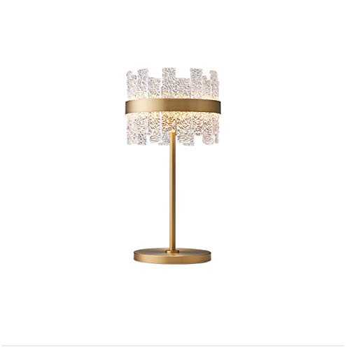 Nightstand Lamps Modern Glam Nightstand LED Lamps Bedside End Crystal like Table Lamp,23.6" Tall Round Decorative Desk Lamp Night Lighting for Living Room, Bedroom, Dining, Coffee Table, Entryway Tabl