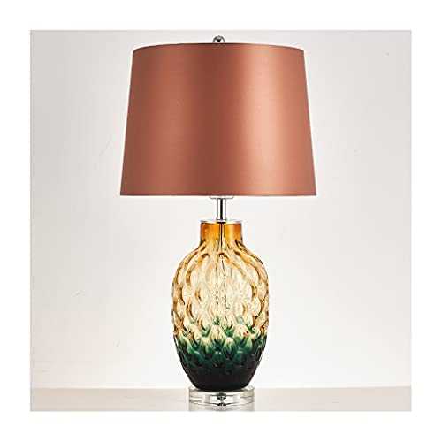 zxb-shop Crystal Table Lamp Modern Fashion Table Lamp Glass Pineapple Creative Decorative Lamp Nordic Living Room Bedroom Bedside Lamp Crystal Lamp Decorative (Color : B)