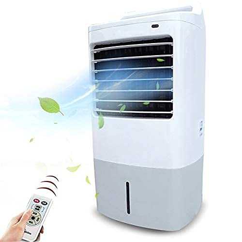 YLKCU Cold fan Add Water Evaporative Air Conditioning, Mobile Portable Air Cooler, 4 Wind Speed 7h Timer For Home Office Air Conditioner
