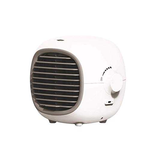 YANGLOU--Air-conditioned- - Evaporative Coolers Air Cooler, Mobile Humidification Mini Refrigeration Air Conditioner Household Desktop Small Rechargeable Water Cooling Fan (Color : A) (Color : A)