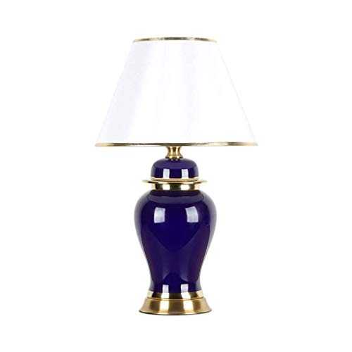 SPNEC Art Deco Table Lamp,Modern Home Decoration ，Ceramic Lamp Body, Suitable for Living Room, Bedroom, Hall
