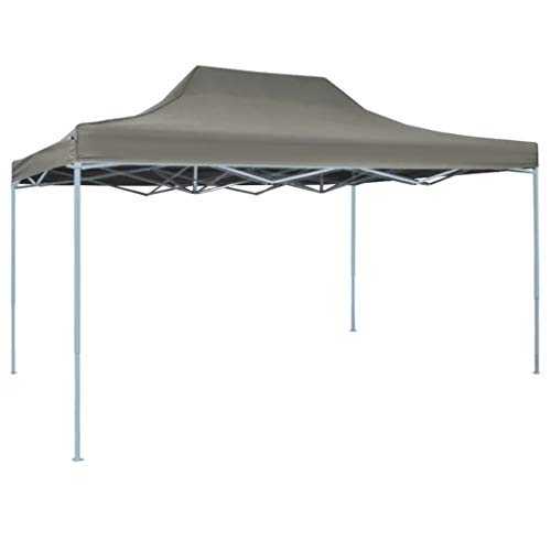GOTOTOP 4.5 x 3M Pop Up Gazebo for Outdoors, UV and Water Resistant, Garden Gazebo for Party, Wedding, Barbecue, Anthracite