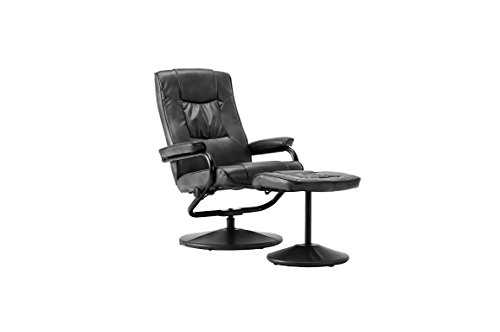 Birlea Furniture Memphis Faux Leather Swivel Chair, Black