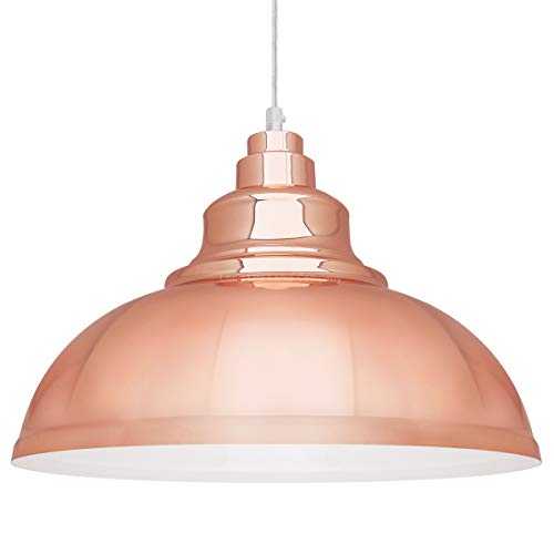 Classic Modern Copper Pendant Light Shade Dome Iconic Kitchen Island Ceiling Lights M0153