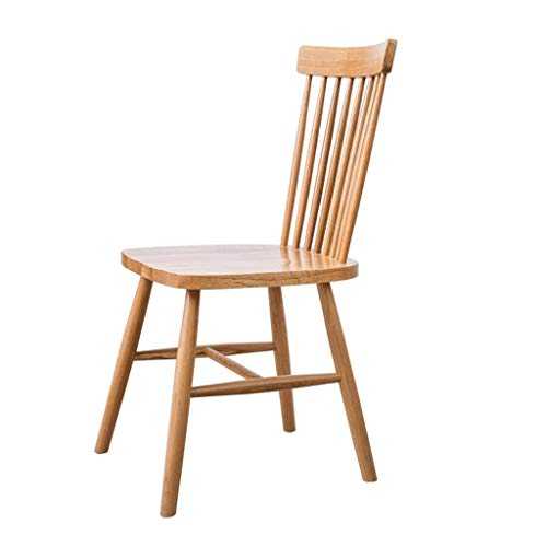 VejiA Home Classic-Style Solid Pine Dining Chair, Office Lounge Living Room Chair Wooden Tub Chair