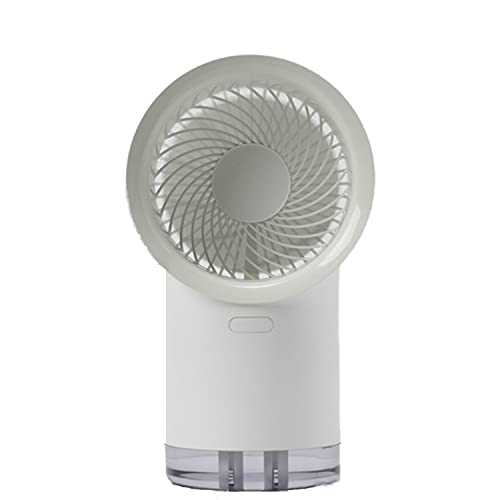 WYYY Mini Air Conditioner Fan,Small Portable Air Cooler,Desktop Air Cooler Fan,USB Charged With 3 Fan Speed， Mobile Air Conditioning For Home Office(Color:white)