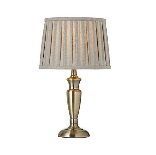 Small Table Lamp Antique Brass. Base Only.