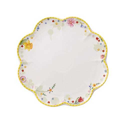Villeroy & Boch 14-8638-2620 Spring Awakening Dinner Plate, 27 cm, Porcelain, White/Colourful, Hard