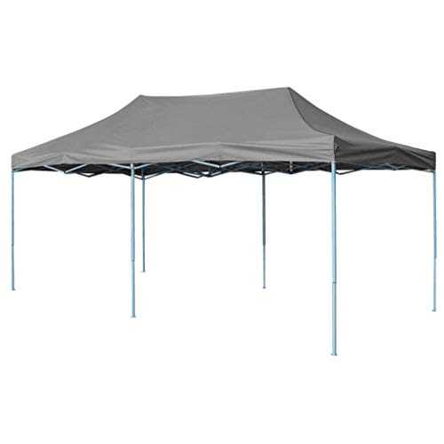 vidaXL Folding Pop-up Party Tent 3x6m Anthracite Outdoor Gazebo Marquee Canopy
