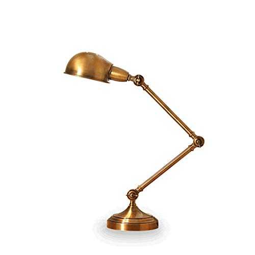 Floor Lamps American Simple Antique Bronze Table Lamp/Floor Lamp, Creative Vertical Folding Table Lamp/Floor Lamp, Home Bedroom Study Lighting,E27 Floor Lamp Standing Light Vertical Lamps Lights