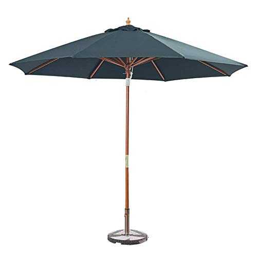 Sywlwxkq Parasols Wooden Garden Patio Sun Shade Umbrella for Outdoor, Garden, Beach, Pool Sunscreen (Size : 10ft/300cm)