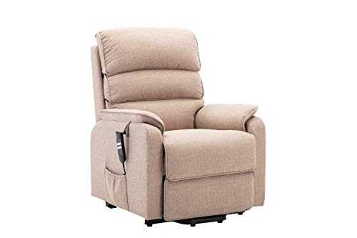 GFA Valencia Dual Motor Riser Recliner Mobility Lift Chair in Wheat Fabric