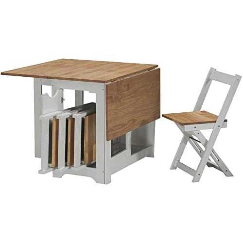 Seconique Santos Butterfly Dining Set in Grey/Distressed Waxed Pine