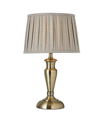 MediumTable Lamp Antique Brass. Base Only.
