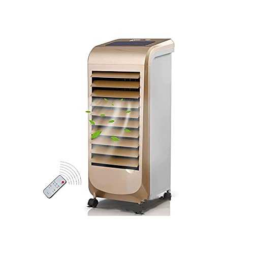FGDSA Evaporative Air Cooler, Mobile Air Cooler Portable Air Conditioner Humidifying Fan With Remote Control 3 Speed Levels for Home, Office
