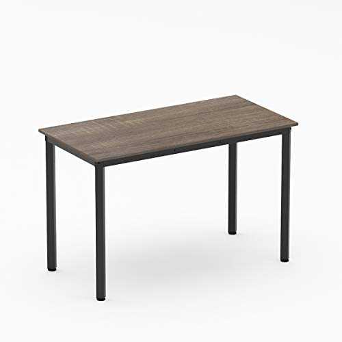 WeeHom 39" Dining Table Kitchen Table Dining Room Table for Small Spaces Table with Simple Design Home Furniture Modern Office Desk Black Oak